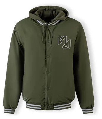 Image de Veste de sport pour homme Minoti, avec capuche, matelassée – Blouson pour homme, couleur olive, taille M