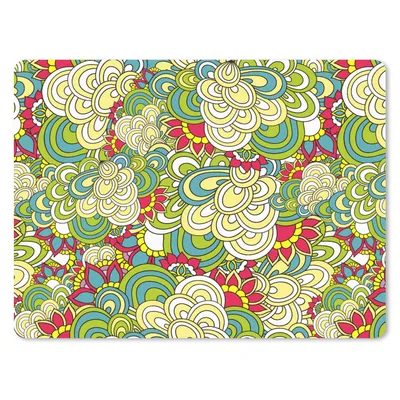Produktbild von MuchoWow® Mauspad Mousepad Muster - Blumen - Frühling 40x30 cm - Mousepads - Maus Mat - Pad - Mausunterlage - Anti Rutsch
