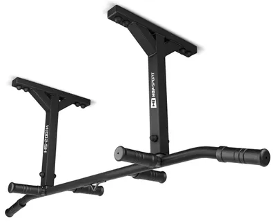 Produktbild von Hop-Sport Multigriff Klimmzugstange für Deckenmontage HS-2001K – Profi Fitness Pull Up Bar mit 6 rutschfesten Griffen und Halterung für Boxsack oder TRX