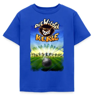Produktbild von Spreadshirt Die Wilden Kerle Angriff Kinder T-Shirt, 110/116 (5-6 Jahre), Royalblau