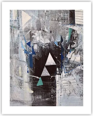 Produktbild von Poster - Poster ohne Rahmen - Abstraktion modern - 40x50 cm - Wand Bild - Wanddeko - Wandbilder - Kunstposter - Wandposter - Bilder - Kunstdruck - Wanddekoration - Wandbild - P2XPA40x50-4006