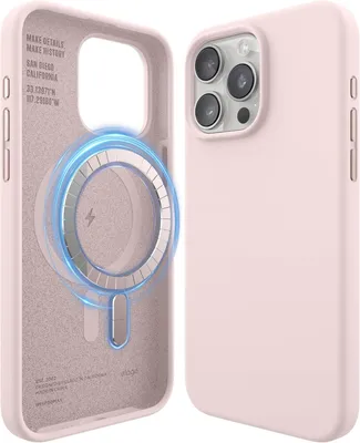 Produktbild von Elago MagSafe Silikonhülle für iPhone 15 Pro Max Lovely Pink