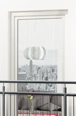 Produktbild von Fliegengitter 130x220cm für Türen an franz. Balkonen anthrazit 101140205-CU