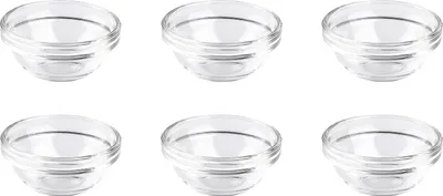 Produktbild von Arcoroc 925941 Empilable Schüssel aus Glas, Ø 6cm, klar (6 Stück)