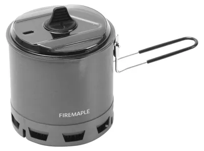 Produktbild von Ultraleichter Campingtopf 750 ml mit faltbarem Griff Silber