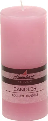 Produktbild von Stumpenkerze "Raureif" Rosa 150/68 mm Steinhart Kerzen in RAL-Kerzen Güte Qualität