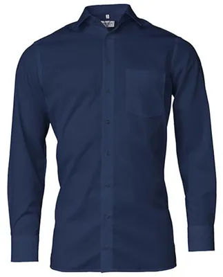 Immagine prodotto di Marvelis - Camicia da uomo a maniche lunghe LT5763 (47,5 cm) (blu navy)