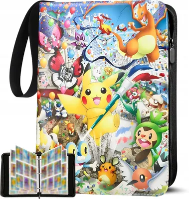 Produktbild von Pokemon Sammelalbum Sammelmappe für 900 Karten, idealer Schutz, 9 pocket