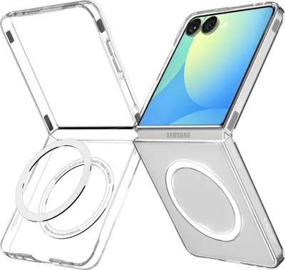 Obrázek produktu pro Spigen Air Skin (MagFit), Obal, Samsung, Galaxy Z Flip 7, 17,5 cm (6.9"), Průhledná, Bílá