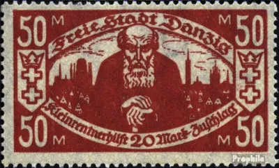 Produktbild von Briefmarken Danzig 1923 Mi 131 Gefälligkeitsentwertung gestempelt Rentnerhilfe