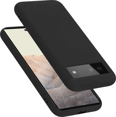 Image de Cadorabo Housse pour Google PIXEL 6 Housse en silicone Housse en silicone liquide pour téléphone portable, Housse de protection résistante aux rayures et aux chocs pour Google PIXEL 6