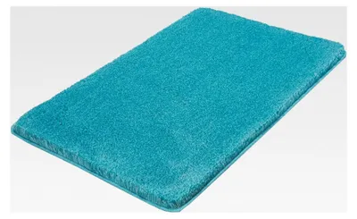 Produktbild von Badteppich aus Mikrofaser in Türkis, 1 cm