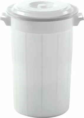 Produktbild von Icelandic Horse Stable Icelandic Horse Futtertonne, 100 Liter / weiß
