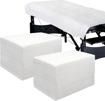 Produktbild von Massageliege 200 Stück Einweg-Massageliege für Massagesessel, Spa, Tattoo-Salon, Vliesstoff, 80 x 180 cm (80 x 180 cm)