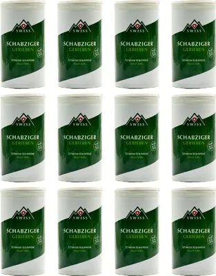 Produktbild von Swiss Schabziger Reibekäse Schweizer Hart-Käse 12x 70g gerieben
