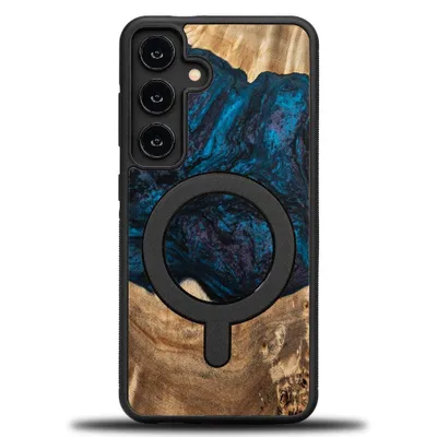 Produktbild von Holzhülle für Galaxy S24, Bewood Unique Planets Neptun für MagSafe
