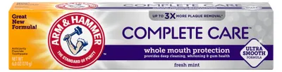 Produktbild von Arm & Hammer Complete Care Zahnpasta für Zahnaufhellung und Zahnfleischpflege mit Fluorid, 170gr
