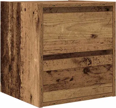 Produktbild von Wand-Nachttisch Altholz-Optik 38x34x40 cm