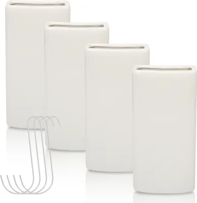 Image de Jiubiaz 4 vaporisateurs 400ml humidificateur chauffage céramique blanc eau vaporisateur d'eau