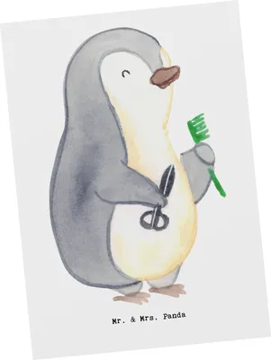 Produktbild von Mr. & Mrs. Panda Postkarte Hairstylist Herz - Weiß - Geschenk, Ansichtskarten, Frisör, Barbier, Friseursalon, bildkarte, Grußkarte, Coiffeur, Färben, Ansichtskarte