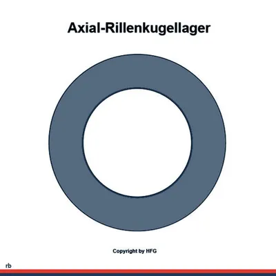 Produktbild von Axial-Rillenkugellager 52312 ID 50mm AD 110mm B.64mm FAG
