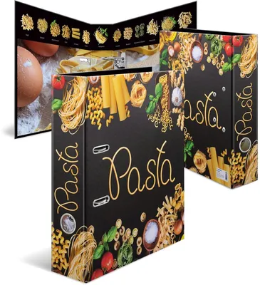 Produktbild von Motiv-Ordner A4 Pasta Packung mit 5 Stück