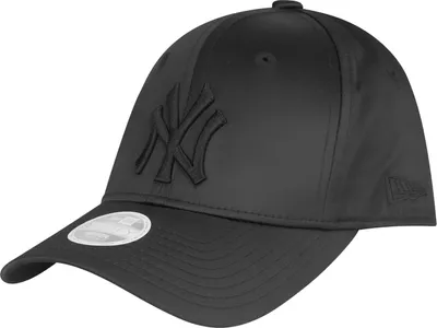 Produktbild von New Era 9Forty Damen Cap - SATIN New York Yankees schwarz