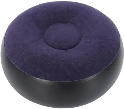 Produktbild von Famanu Aufblasbarer Hocker Tragbar - Multifunktionaler Aufblasbarer Stuhl - Faltbarer Campingstuhl - Strapazierfähiges PVC - Komfortable und