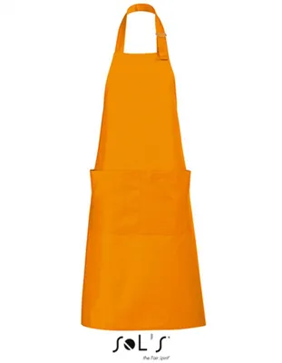 Immagine prodotto di SOLs 88010 | Grembiule lungo Gala - 75 x 90 cm - Colore: Arancione - Dimensioni: 75 x 90 cm
