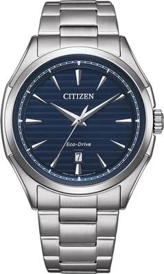Produktbild von Citizen Herren-Uhr Eco-Drive Blau Quarz Edelstahl-Armband AW1750-85L