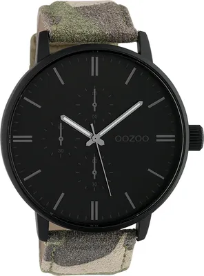 Produktbild von Oozoo Damen Lederarmband Uhr Timepieces grün braun Analog Quarzuhr UOC10312