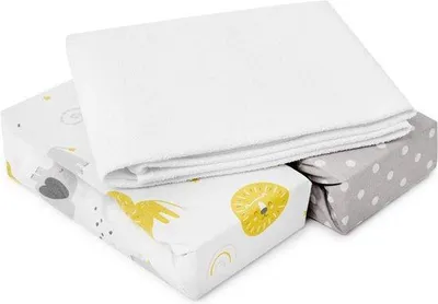 Productafbeelding van Famanu spreihoeslaken voor kinderbedden - 100% katoen - 90x55 cm