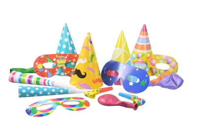 Obrázek produktu pro Párty sada - set pro 4 osoby - SILVESTR - HAPPY NEW YEAR - 16 ks
