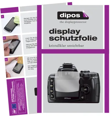Zdjęcie produktu dla 1x folia ochronna do Nikon D40x przezroczysta folia ochronna na wyświetlacz dipos
