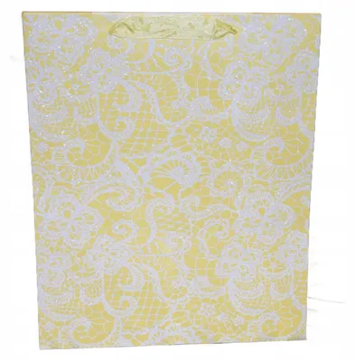 Produktbild von W&K Elegante Geschenktasche mit Glitzer 26x32x12cm