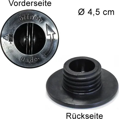Produktbild von Messerverschluss für Ritter Allesschneider E 311 / E 26 / Scalea 7 / Serano 7, SERANO 9 aus Kunststoff Ø 4,5 cm / Multischneider / Ersatzteil