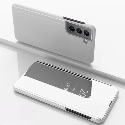 Produktbild von König Design Hülle kompatibel mit Samsung Galaxy S22 5G Kunststoff Full Cover Handyhülle - Case Silber