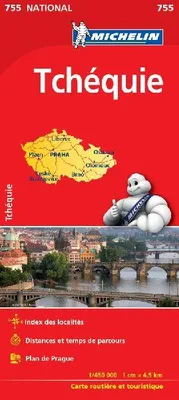 Produktbild von Czechia - Michelin National Map 755