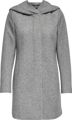 Produktbild von Only Damen-Woll-Mantel onlSedona Light Coat Otw 15142911, Farbe:Grau, Größe:XS