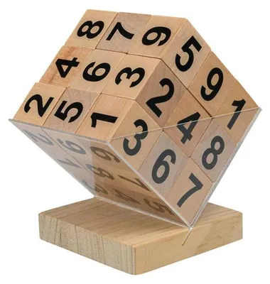 Produktbild von Philos Sudoku Würfel100% Holzspielzeug Denkspiel