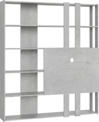 Imagen del producto de Estantería abierta Kato M con panel para televisión de hormigón