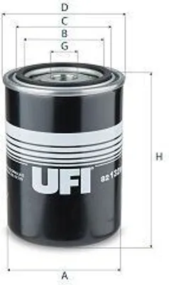 Produktbild von UFI Filter Arbeitshydraulik 82.132.00