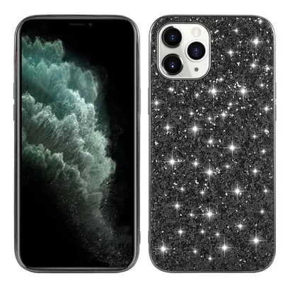 Produktbild von König Design Hülle kompatibel mit Apple iPhone 12 / 12 Pro Kunststoff Soft Handyhülle - Handy Case Schwarz