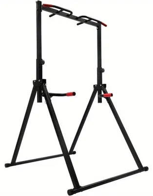Obrázok produktu pre Fitnessrek – skladacia stojaca tyč s nastaviteľnou výškou a nosnosťou 200 kg
