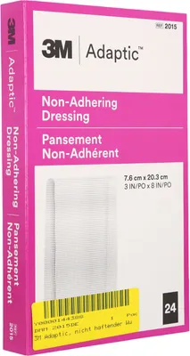 Produktbild von Adaptic 7,6x20,3 cm feuchte Wundauflage 3M 2015 24 St