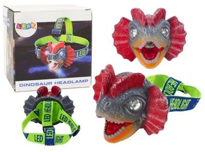 Obrázek produktu pro Nastavitelná čelovka Dinosaurus