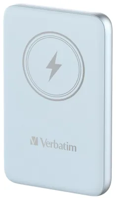 Zdjęcie produktu dla Verbatim Charge 'n' Go, 10000 mAh, Litowo-polimerowy (LiPo), Quick Charge 3.0, Bezprzewodowe ładowanie, Niebieski