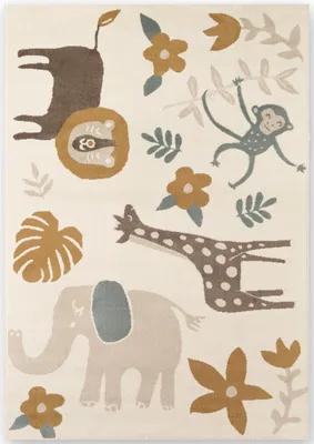 Immagine prodotto di 120x170 cm Tappeto per bambini Adventures 106213 Cream Multicolor