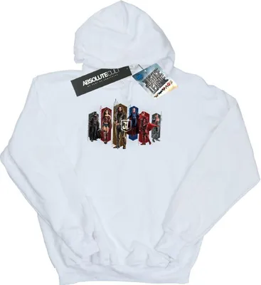 Produktbild von DC Comics - "Justice League" Kapuzenpullover für Herren BI12642 (L) (Weiß)