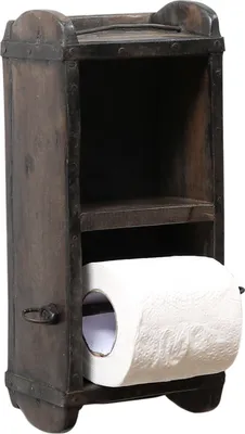 Produktbild von Vintage Deko Toilettenpapierhalter Wandregal Palwa